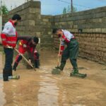 امدادرسانی هلال احمر خراسان شمالی به ۲۸۰ نفر سیل‌زده 