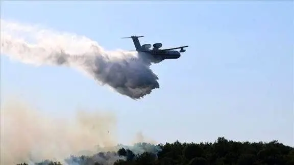 پرواز هواپیماهای امدادرسان ترکیه بر فراز جنگل های هیرکانی الیت_692495dea0790.webp